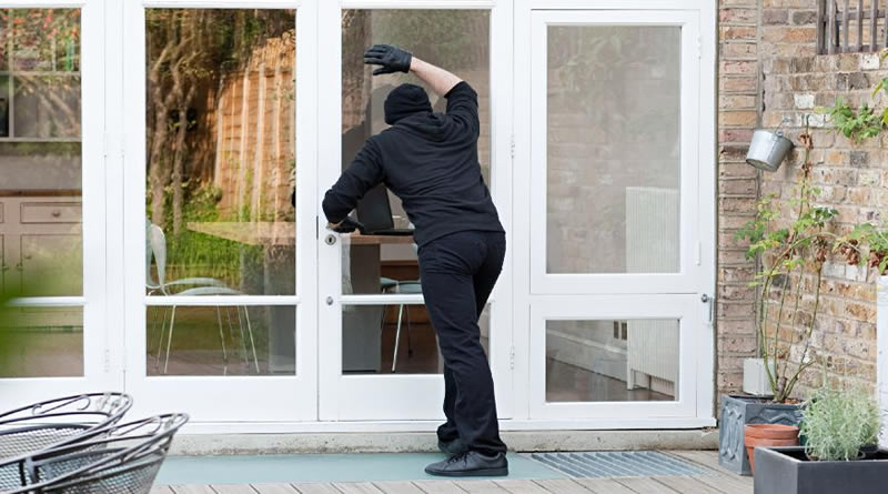How should door and window security be provided for home security