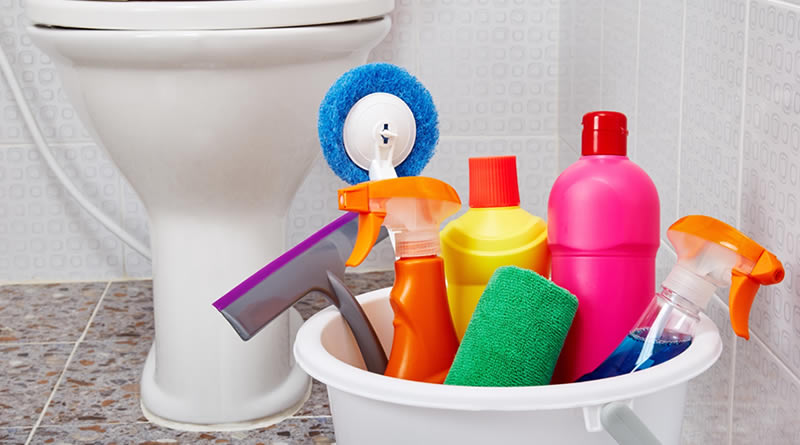 How to Clean Bathroom Products